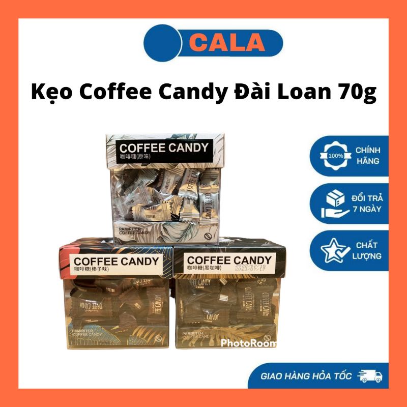 Kẹo coffee candy đài loan hộp 70g