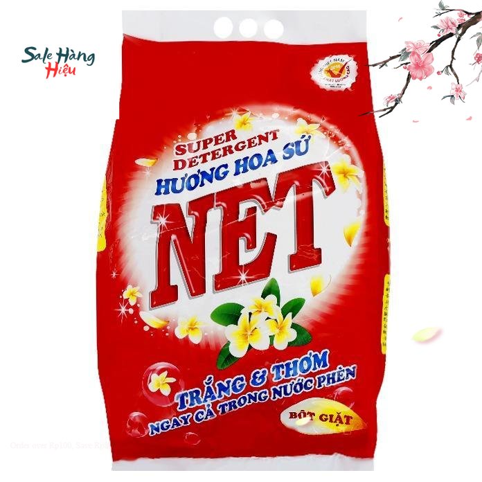 Bột giặt Net 5,5kg Hương Hoa sứ - Cam kết hàng chính hãng