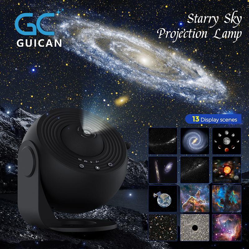 Máy chiếu Galaxy Aurora Galaxy Light Star Planetarium Đèn ngủ phòng ngủ Quà tặng trẻ em