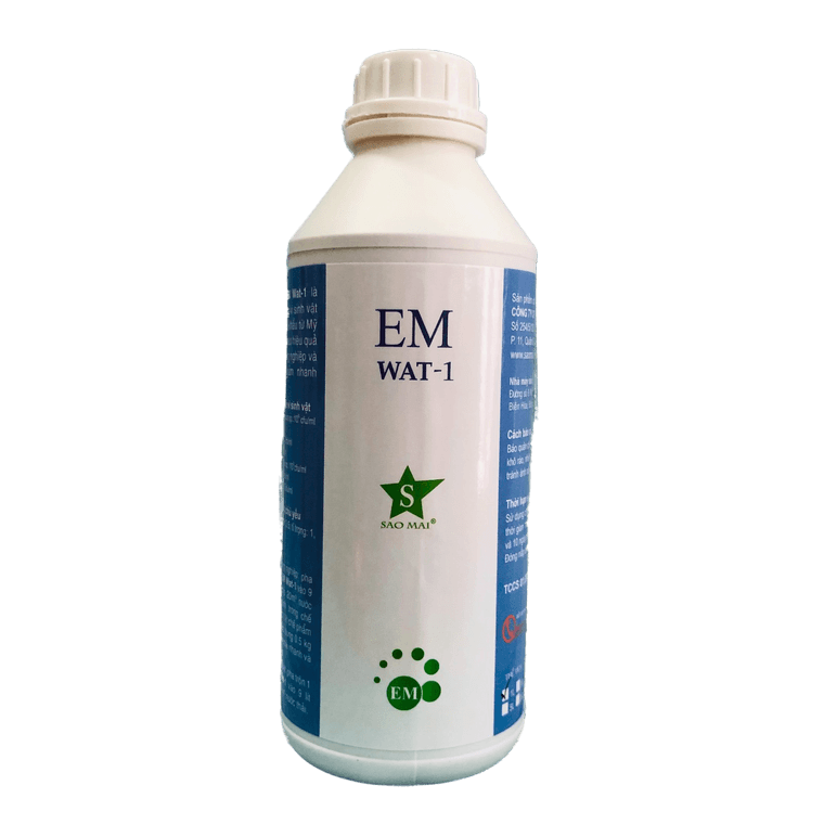 Chế phẩm gốc EM Wat-1 Chuyên gia xử lý nước thải công nghiệp, xử lý nước thải sinh hoạt tập trung, giảm nhanh COD,Nitơ