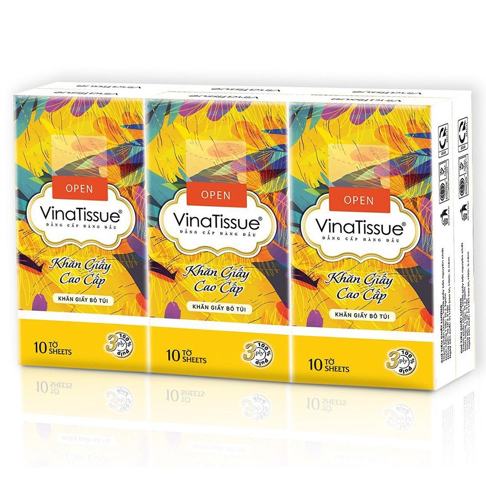 Lốc 6 khăn giấy bỏ túi Vina Tissue