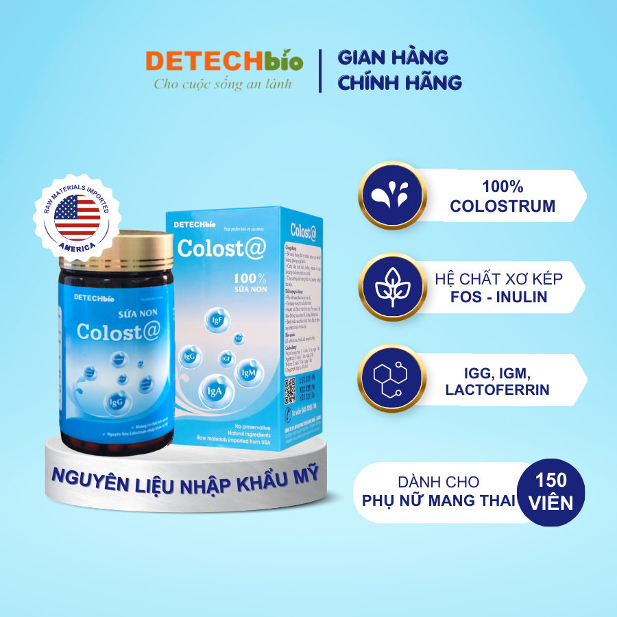 Sữa non Colost dành cho phụ nữ mang thai (150v)