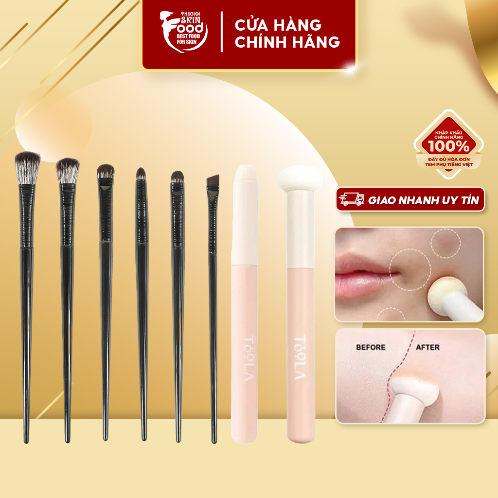 Cọ trang điểm đầu tròn tiện lợi toola brush