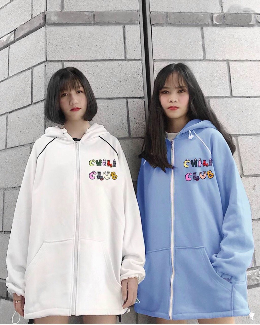 [HCM]Áo khoác nữ Hoodie form rộng Khóa Dây Kéo Chất Liệu Thun NỈ Ngoại in HỌA TIẾT -STS
