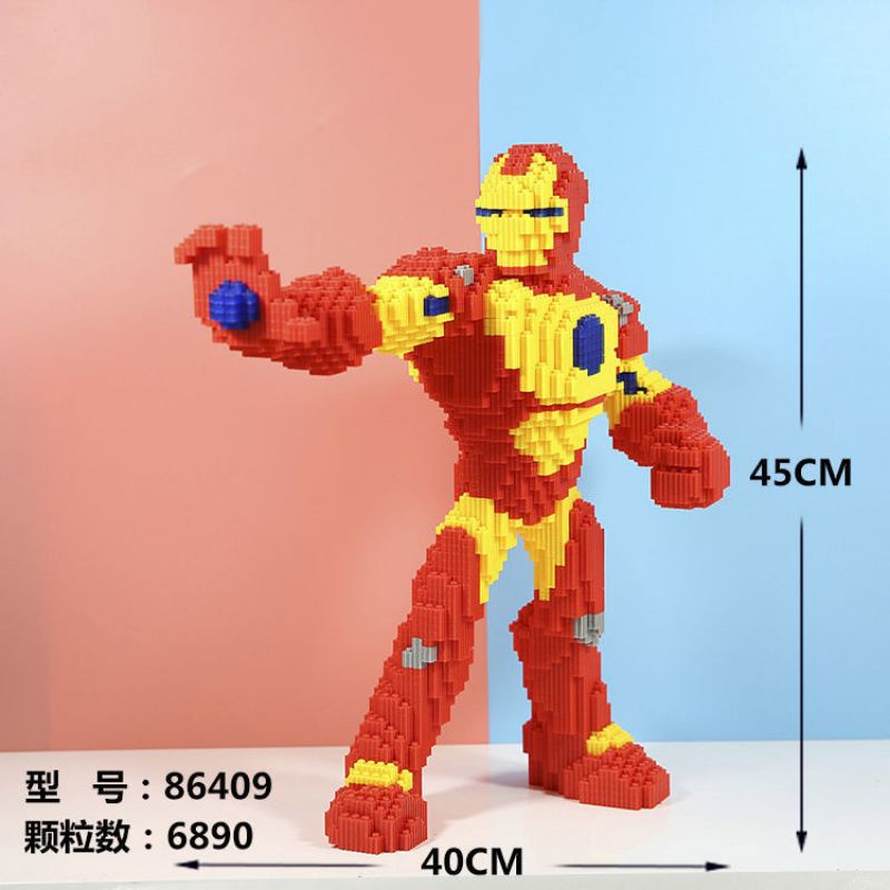 Lego 3D Magic Block - Mô Hình Lego Iron Man - Avenger Siêu đẹp siêu chất