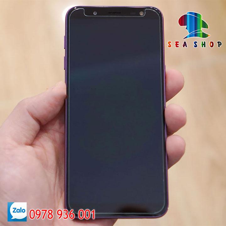 [TẶNG KÈM MIẾNG LAU] Combo 2 kính cường lực Samsung Galaxy J8 - J800 - Trong suốt - Cảm ứng mượt mà