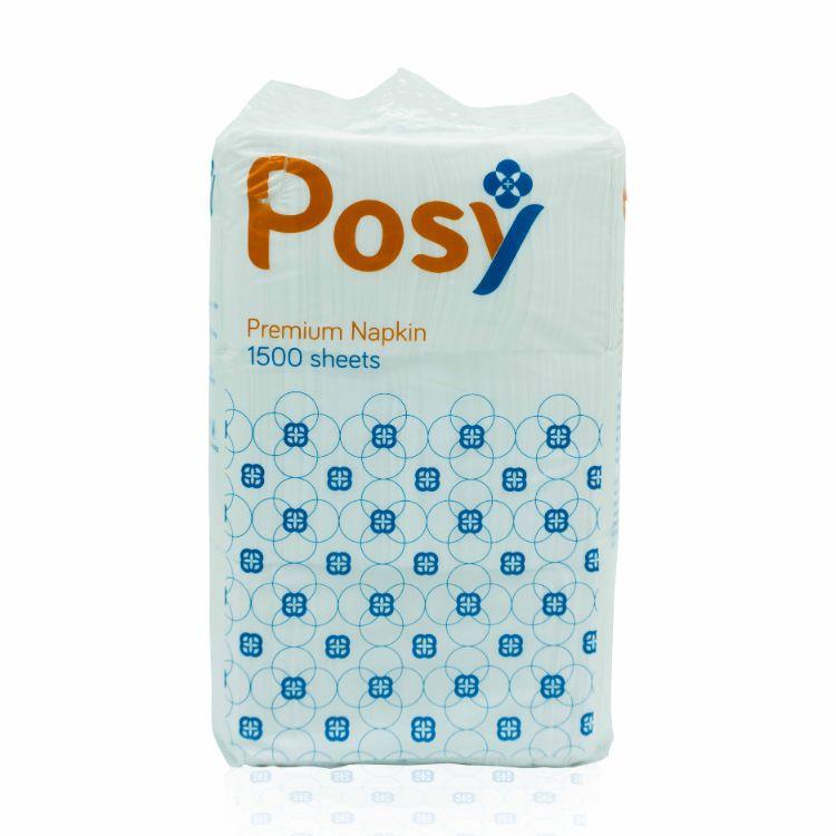 Khăn giấy ăn Posy  2 lớp 1500 miếng/ 1kg ( dạng rút)