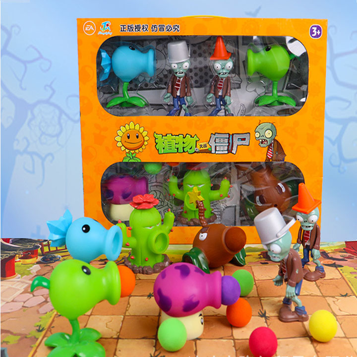 Đồ Chơi Hoa Quả Nổi Giận Đình Chiến Plant And Zombies 13 Chi Tiết