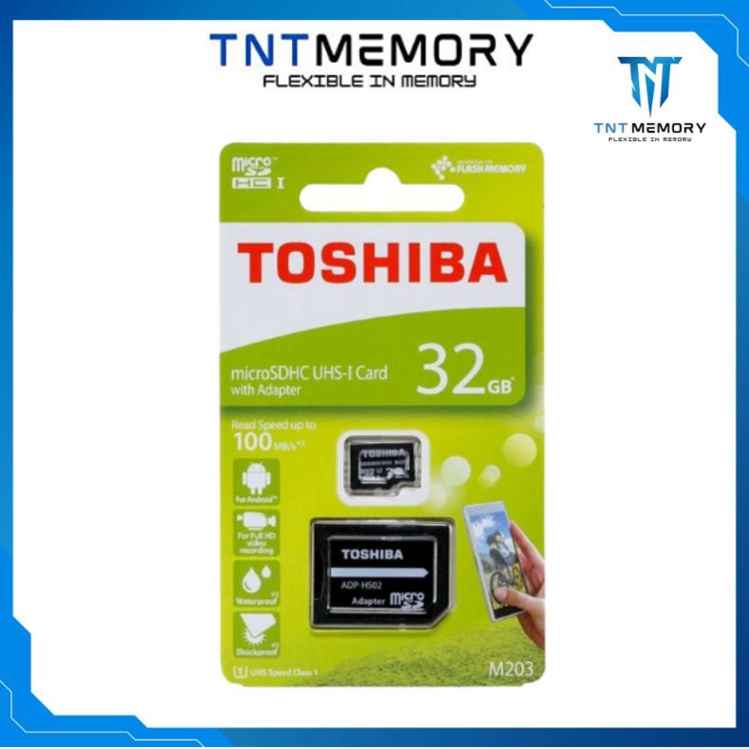 Thẻ nhớ micro sd 32gb toshiba box class10 90mb/s