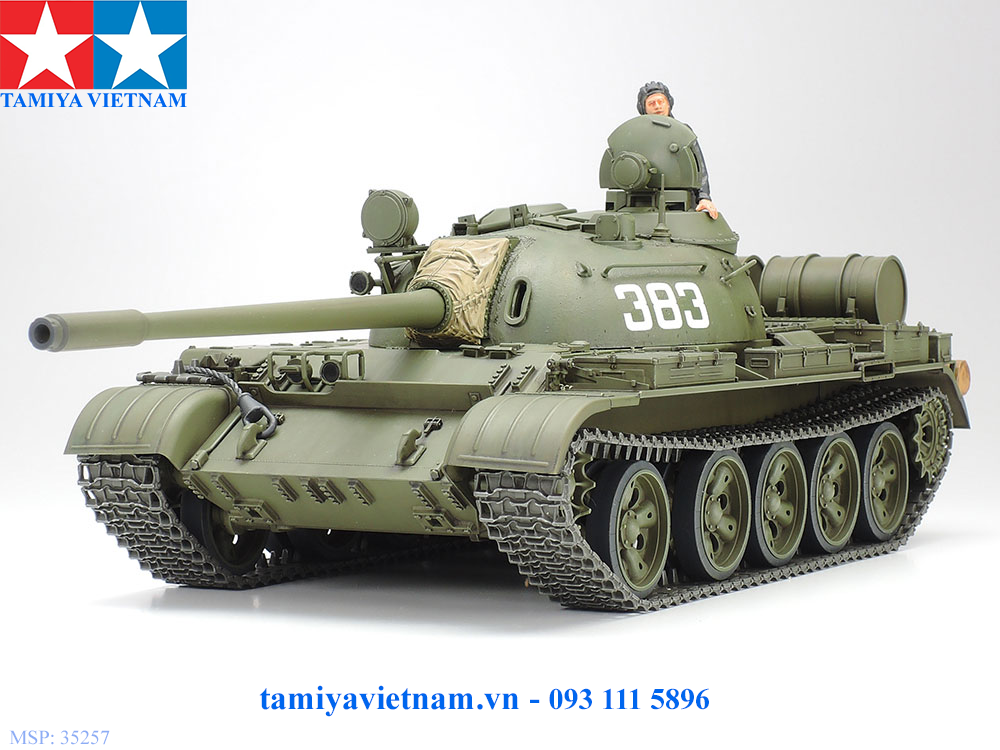 TAMIYA 35257 Mô hình xe tăng quân sự 1 35 SCALE RUSSIAN MEDIUM TANK T-55A
