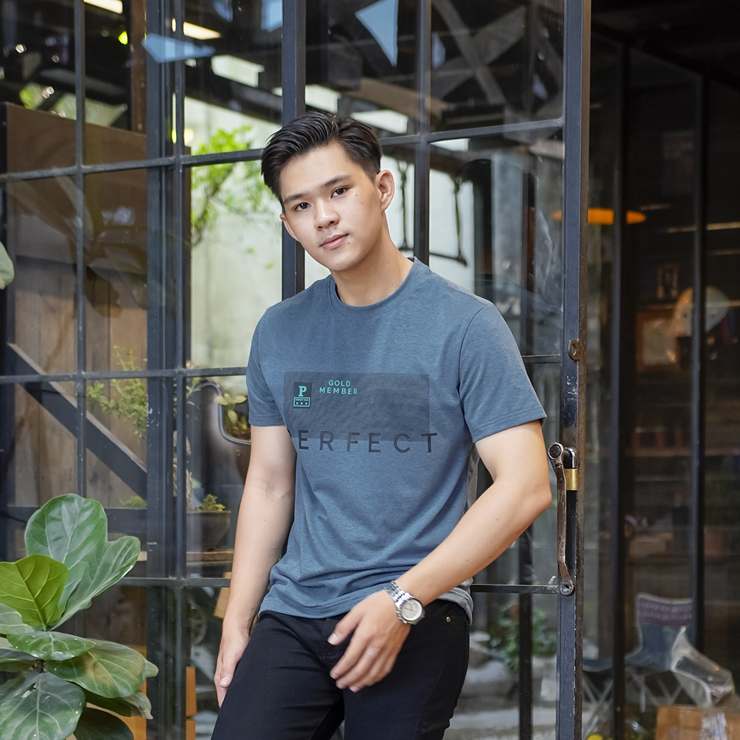 Áo thun cổ tròn Perfect, chất thun cotton muối, 100% cotton