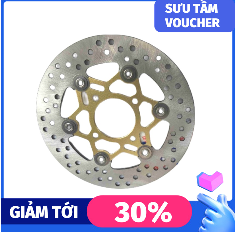 Đĩa trước Exciter 135, Nouvo Sirius Taurus Jupiter Lexam (dĩa phanh thắng dầu trước Yamaha Ex135 , Nouvo LX Si Ju sao