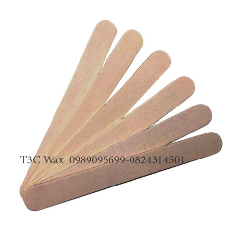 Que gỗ quét sáp wax, tẩy lông, làm đẹp,loại 1 to mịn
