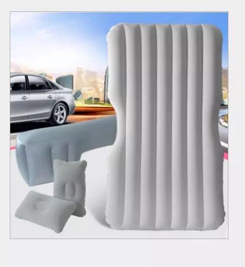 Đệm hơi ô tô, nệm hơi ô tô, giường hơi ô tô cho bé, giường hơi mặt nhung 802 chân rời (xám, đen, vàng kem, xanh) tặng bơm 2 chiều 5v bơm đệm hơi