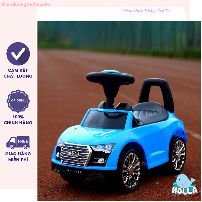 Xe Chòi Chân Ô Tô Audi Có Nhạc HL02180| ô tô chòi chân cho trẻ