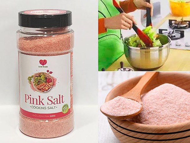 muối ăn pink salt himalaya love stone 900g theo tiêu chuẩn muối ăn bộ y 3