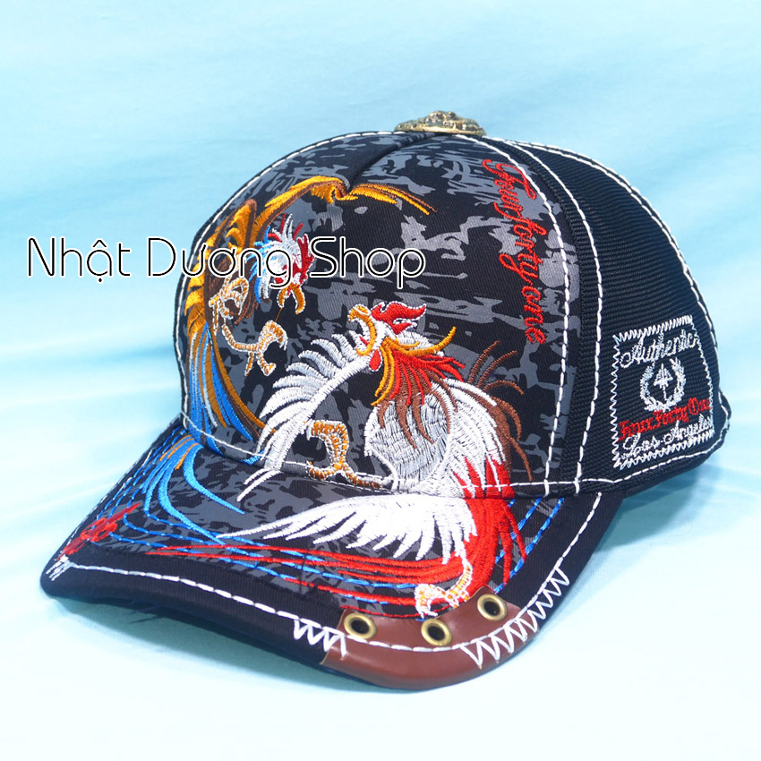 Nón Song Kê - Nón Chiến Kê Four41, Chất liệu kaki phối lưới cao cấp, khoá xịn
