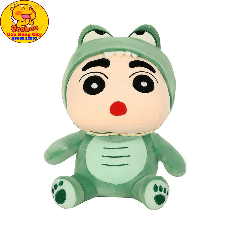Gấu bông shin xanh - cu shin nhồi bông cao cấp