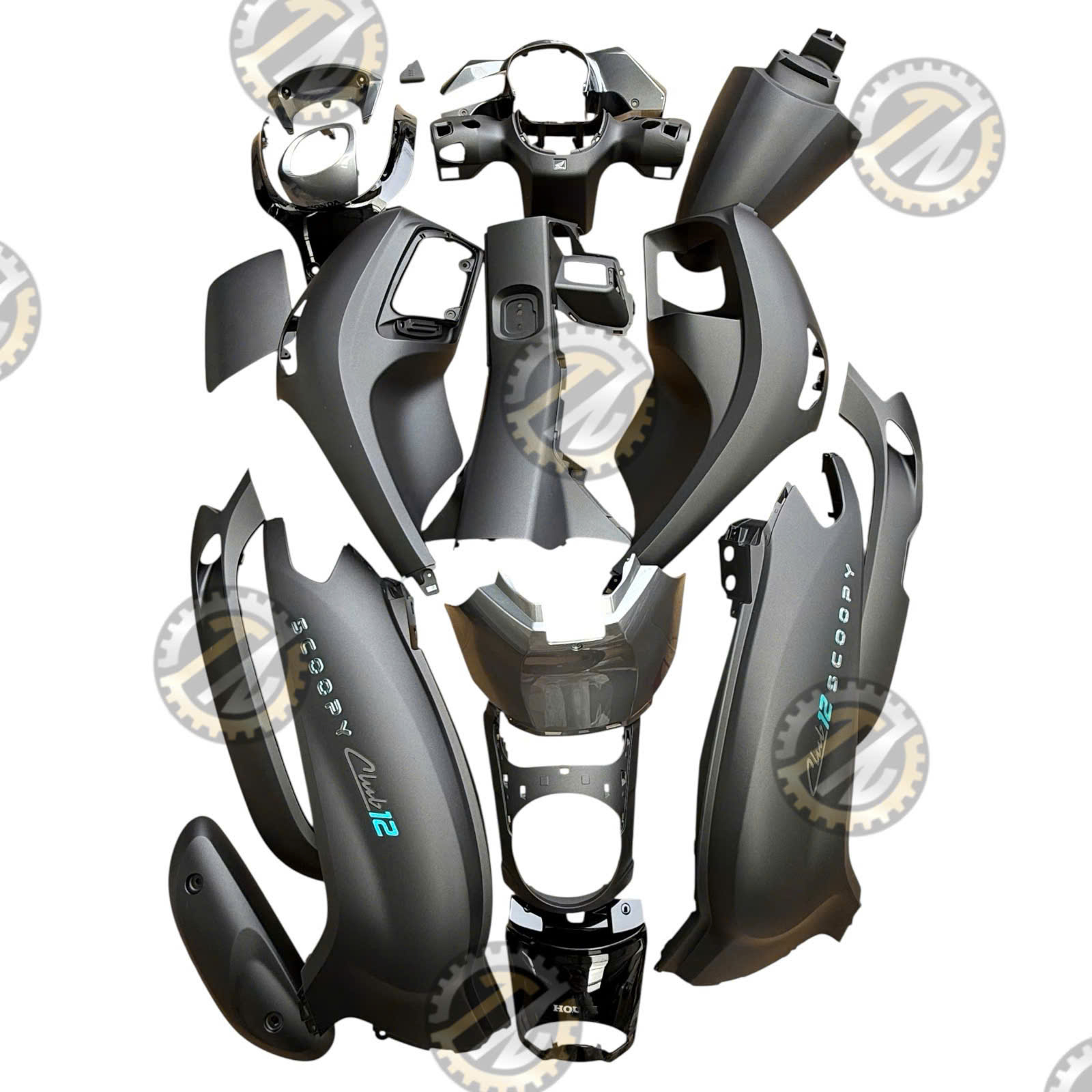 Scoopy 2025 Car Bodywork Is Matte Black Giá 11,860,000 Đồng*Miễn phí vận chuyển