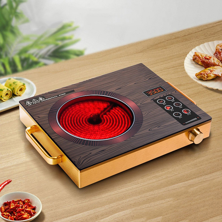 [ BẾP NHẬP KHẨU CHÍNH HÃNG ] Bếp Điện (Hồng Ngoại) Ladomax 2 (Vân Gỗ) Không Kén Xong Nồi Bạn Có Thể Thỏa Thích Nấu Ăn Với Các Loại Nồi Khác Nhau