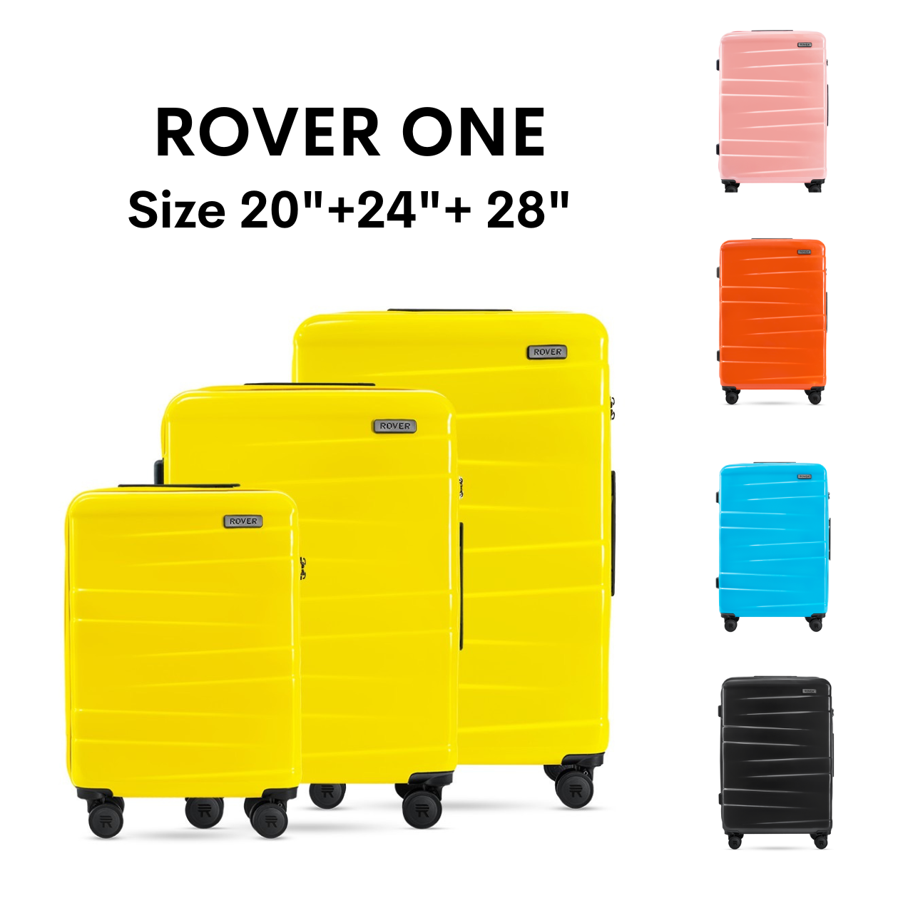 Bộ 3 Vali Rover One - Size 20 & Size 24 & Size 28