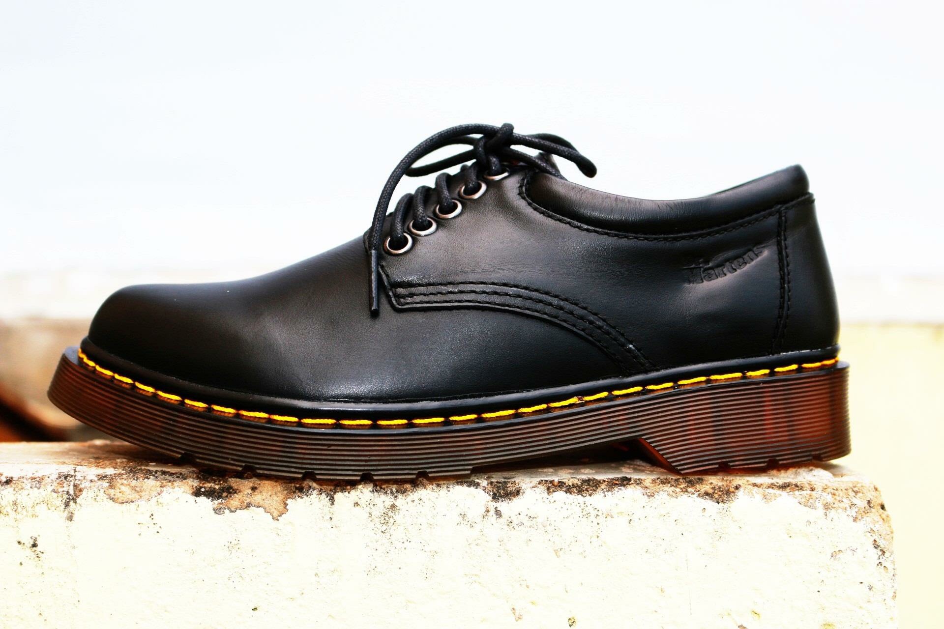 FreeShip Max Giày Da Giày Dr Martens  Da Bò Đế Cao su kếp Bảo Hành 12 Tháng