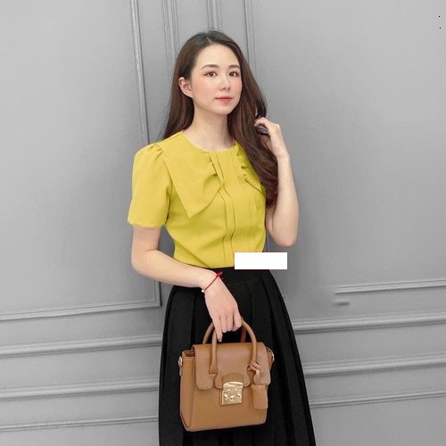 Áo phối nơ xinh siêu xinh