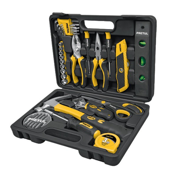 Bộ set đồ nghề 42 chi tiết pretul 22101