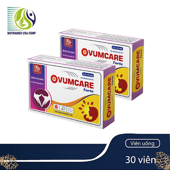 Combo 2 hộp - viên uống hỗ trợ phụ nữ hiếm muộn ovumcare