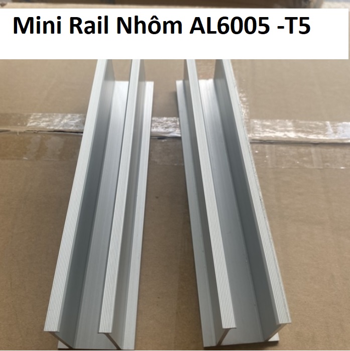 Combo 10 Thanh rail mini lắp pin năng lượng mặt trời bằng hợp kim nhôm độ cứng cao T56005