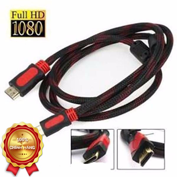 Cáp hdmi dây dù chống nhiễu loại xịn - cáp hdmi 3m