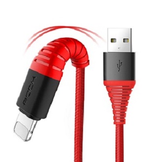 HỖ TRỢ SẠC NHANH - Cáp sạc iphone dây dù GH01 siêu bền dài 1M, 2M - cổng Lightning dành cho iphone, ipad chống gãy gập - THẾ GIỚI SỈ LẺ 3