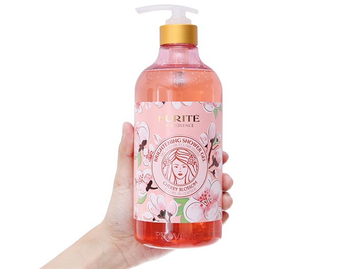 Sữa tắm sáng mịn Purité hoa anh đào 850ml