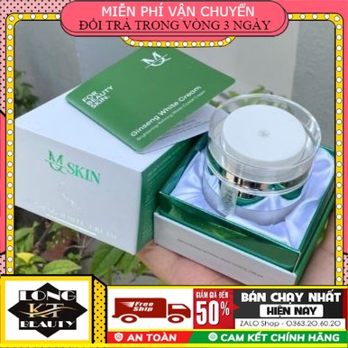 [[Chính Hãng -Mq skin Hàn Quốc]] Kem dưỡng da Nhân Sâm MQ SKIN HÀN QUỐC Giúp chống lão hóa Phục hồi và tái tạo daGiữ ẩm và tăng độ đàn hồi cho daĐộ chống nắng cao chống lại các tia UVA,UVBGiảm dần vết thâm