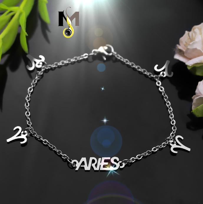 LẮC TAY INOX NỮ CUNG HOÀNG ĐẠO BẠCH DƯƠNG ARIES (31/3 ĐẾN 20/4)