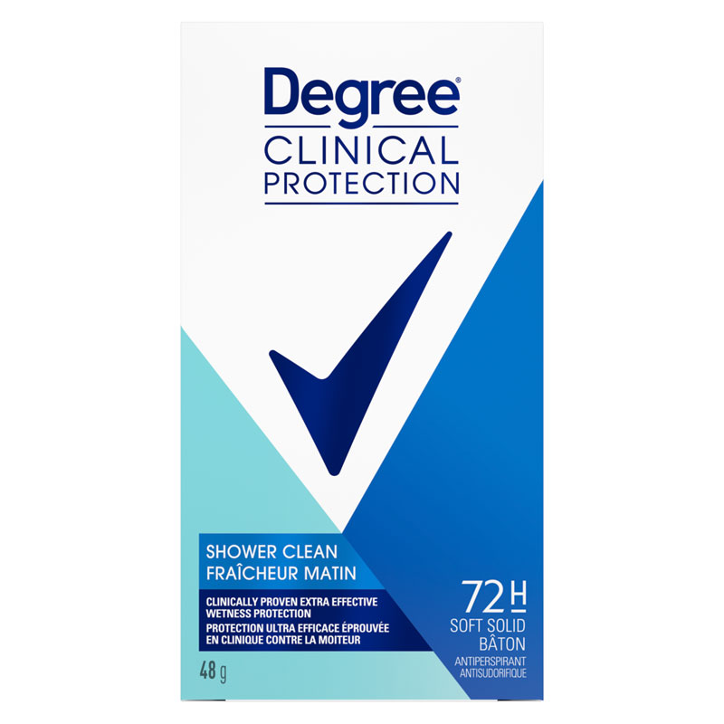 Lăn sáp khử mùi nữ Degree Women Clinical Antiperspirant Deodorant Cream Shower Clean 48g