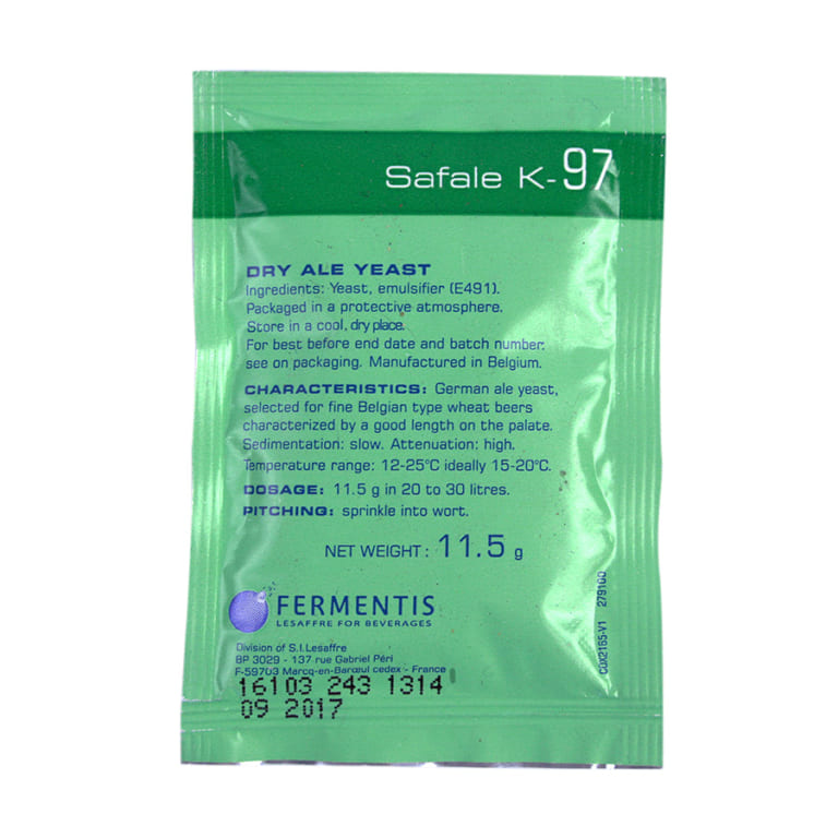 Men bia Fermentis Safale K-97