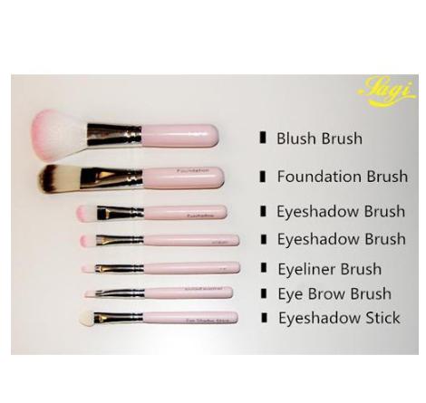 Bộ cọ trang điểm Kitty 7 Món Hộp Thiết Cao cấp