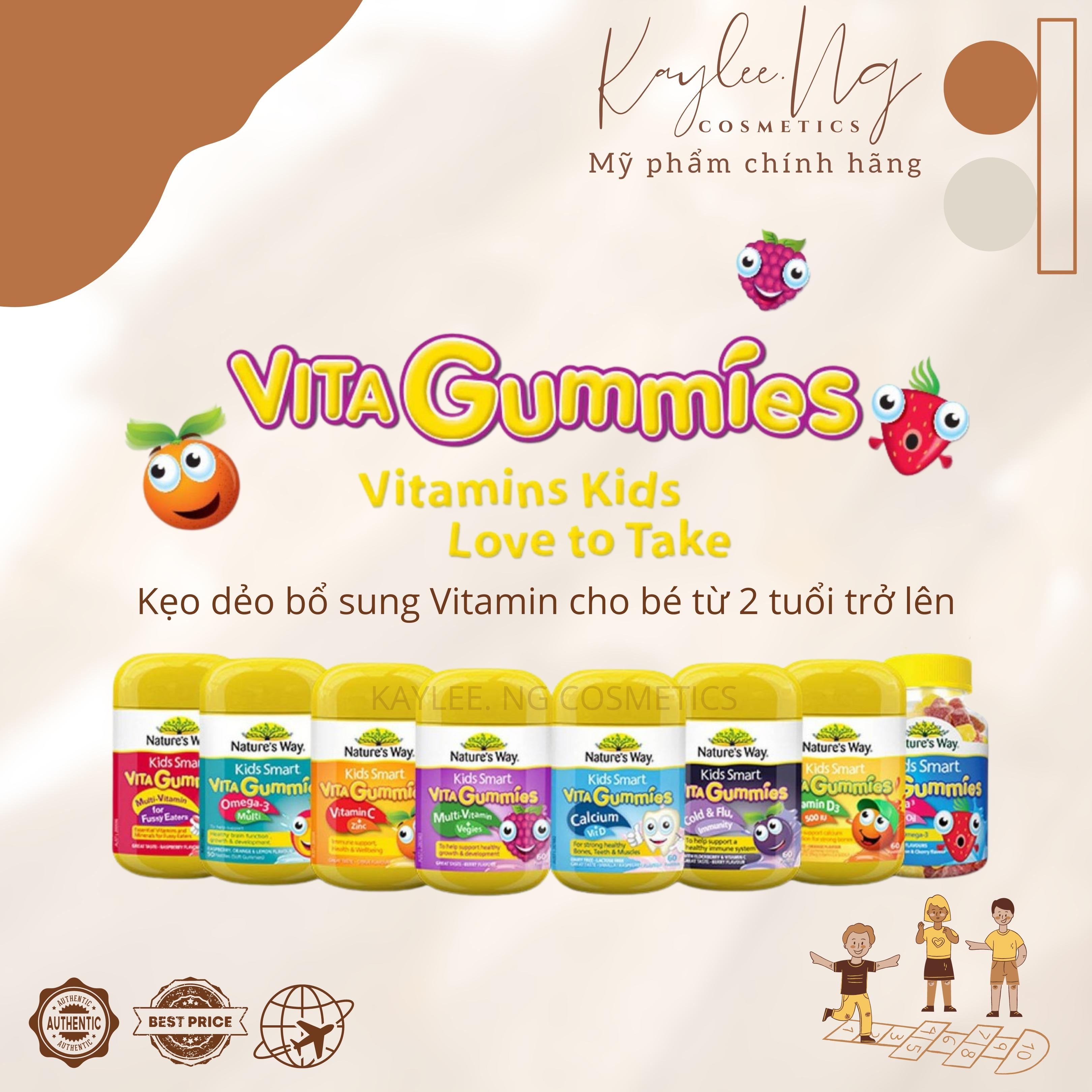 Kẹo dẻo bổ sung vita min cho bé nature’sway
