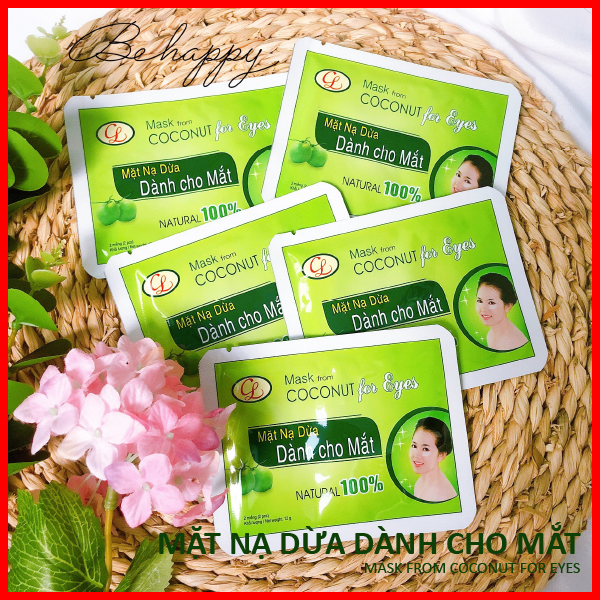 Mặt nạ dừa cửu long cho mắt miếng lẻ