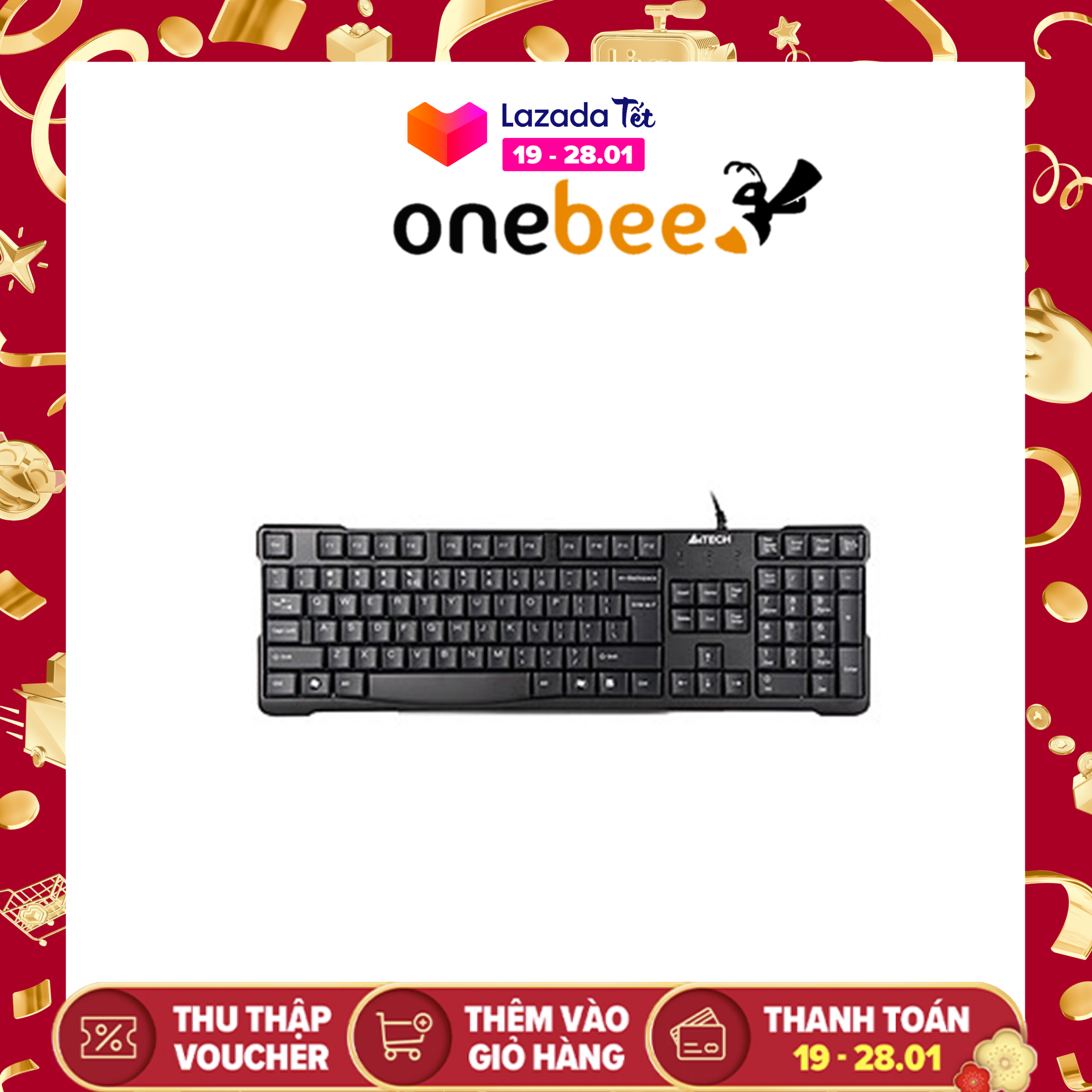 Bàn phím có dây a4tech kr750