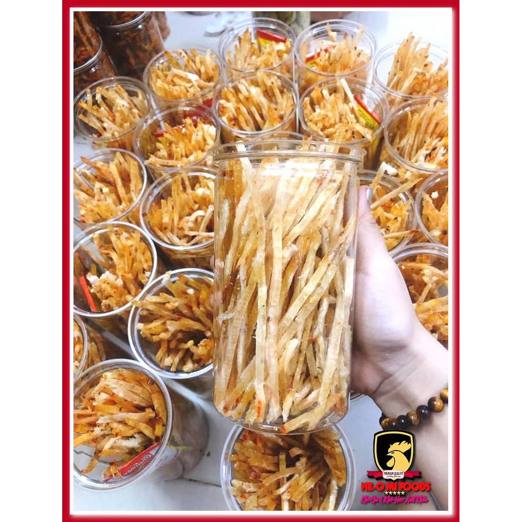 500g khô cá thiều que tẩm gia vị ăn liền