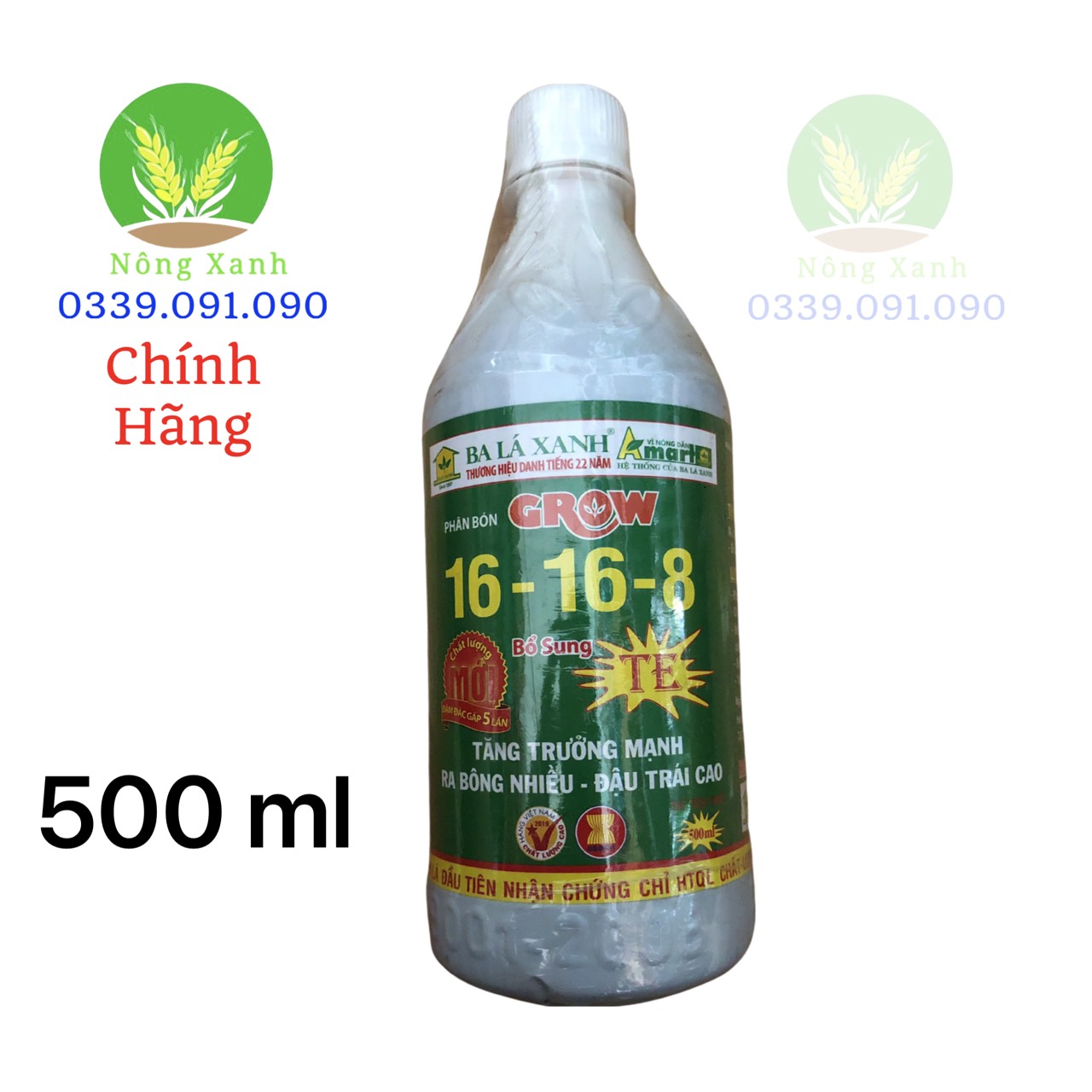 Phân bón lá 16-16-8 + TE GIÚP CÂY PHÁT ĐỌT MẠNH, PHỤC HỒI CÂY SUY