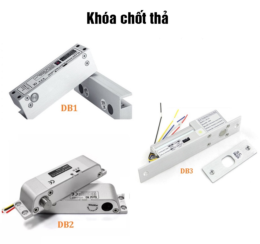 Khóa điện chốt thả loại 5 dây