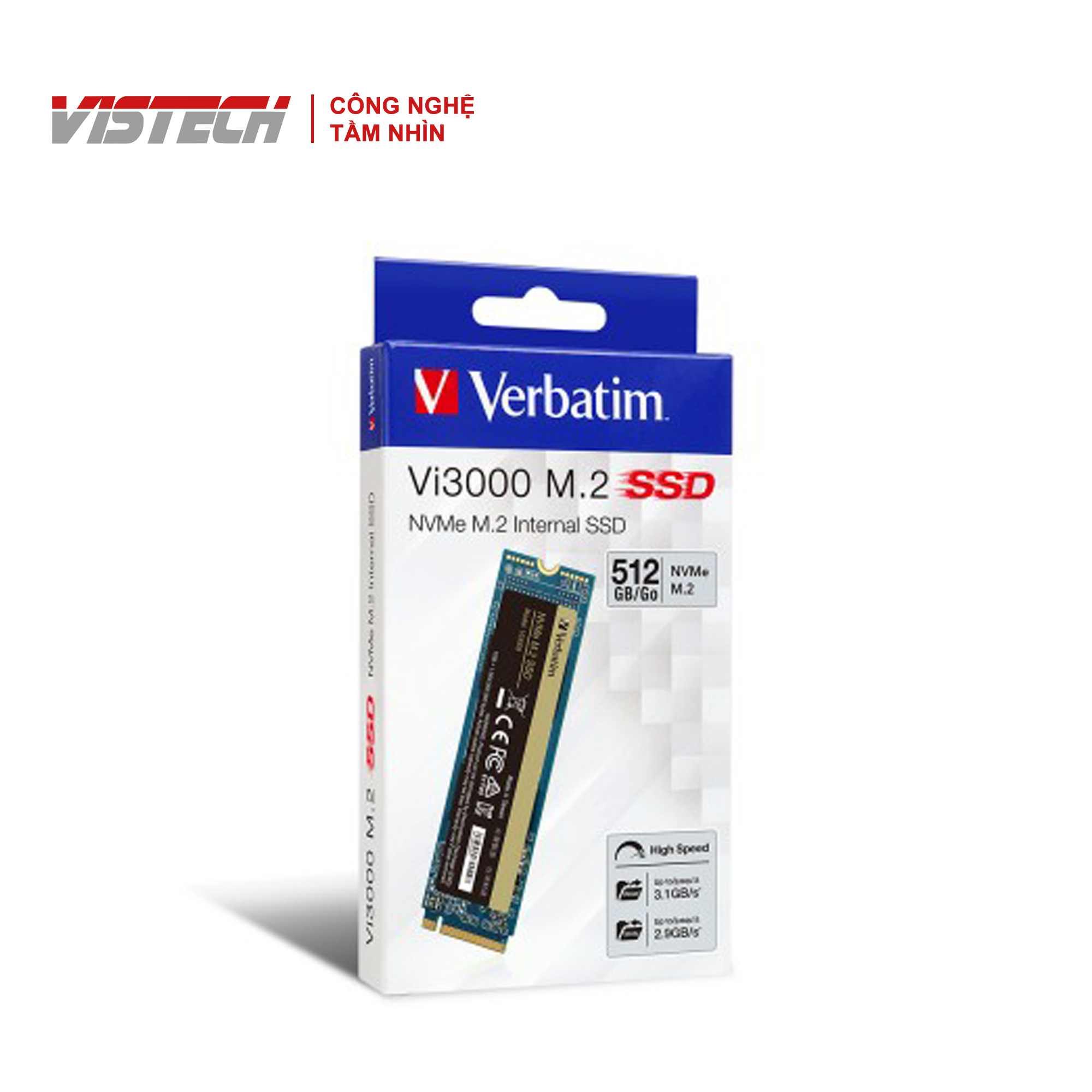 Ổ cứng verbatim ssd nvme m.2 512gb