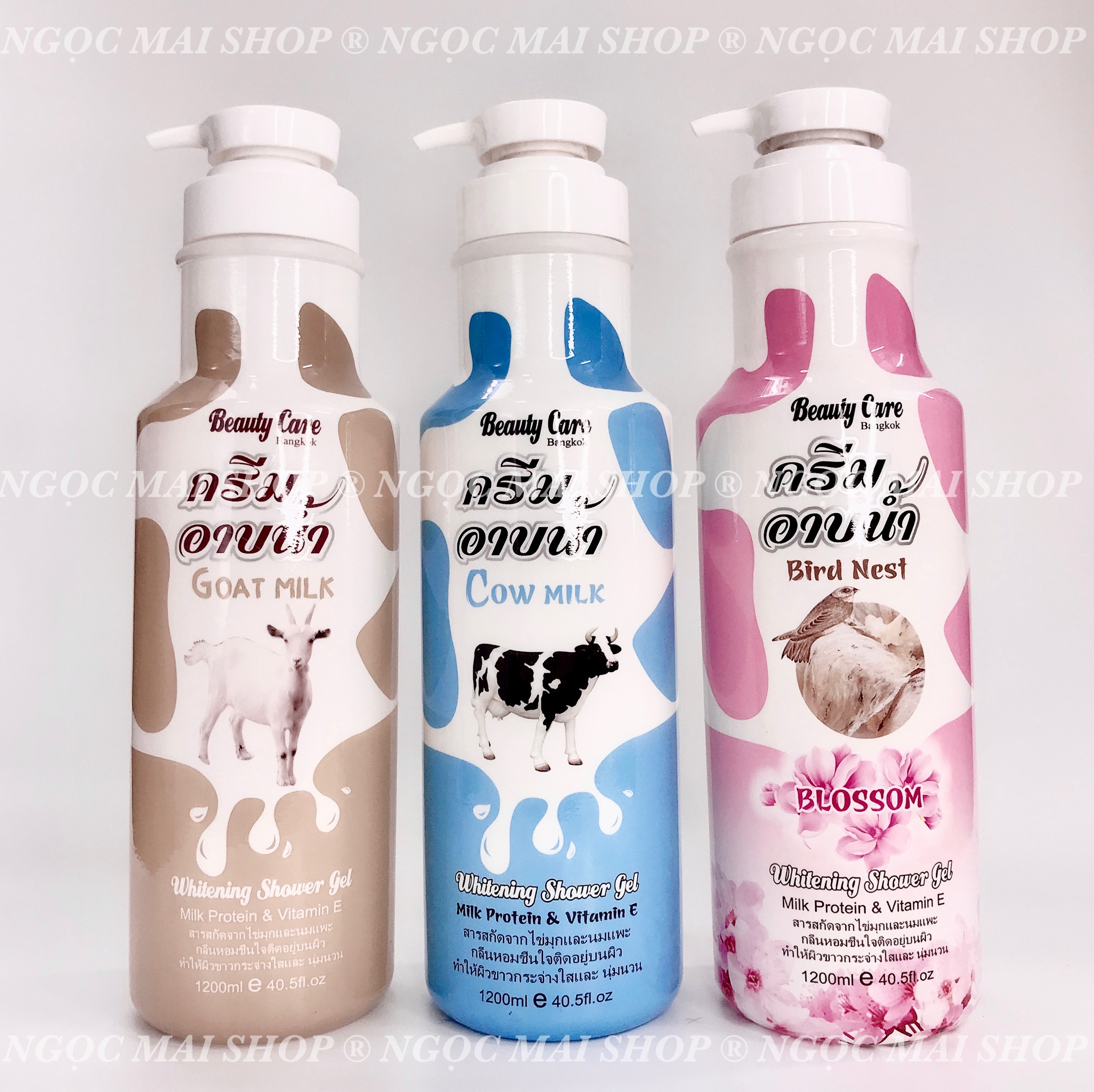 Sữa tắm bò beauty care 1200ml thái lan