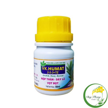 PHÂN MẬP CÂY VK HUMAT 50ML – MẬP THÂN – DÀY LÁ – VỌT ĐỌT