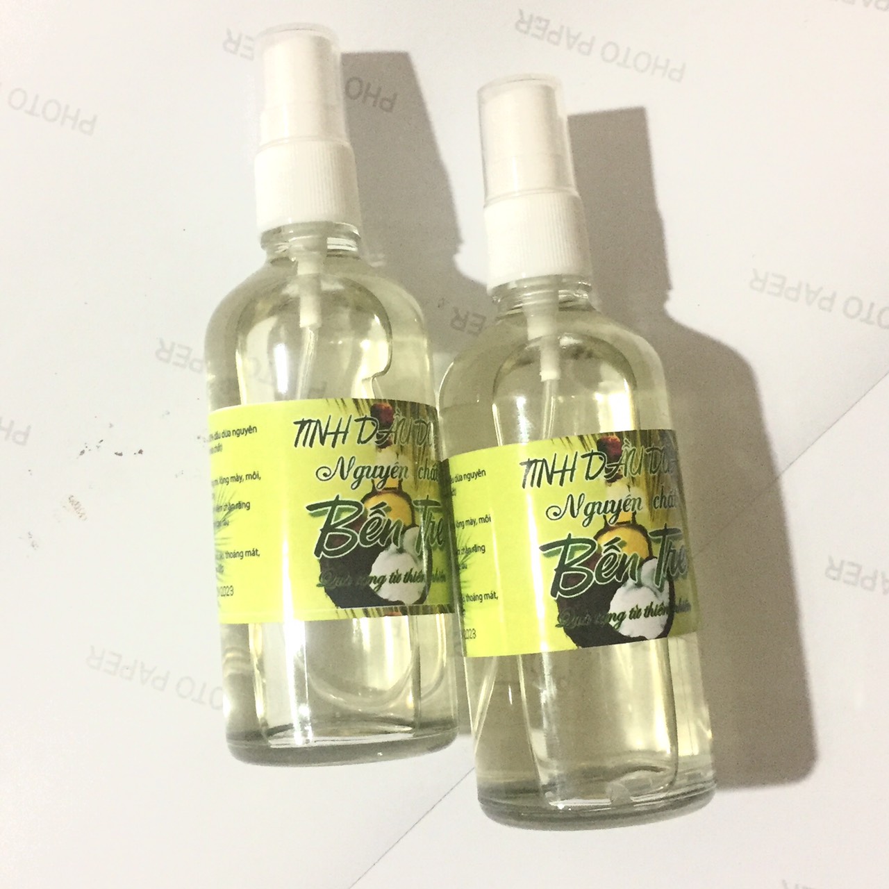 Dầu Dừa Nguyên Chất Bến Tre dưỡng da dưỡng móng chai 100ml