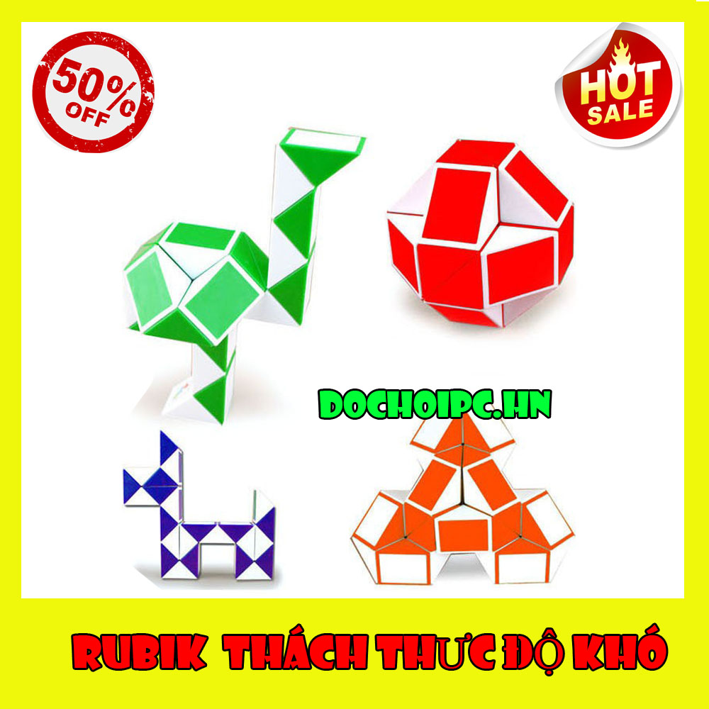 💥 Xem Video Hướng Dẫn💥 Rubik Biến Thể Giá Rẻ - Rubik Xoay Snake Biến Hình - Biến Thể Của Rubik Lập Phương Kích thước lớn