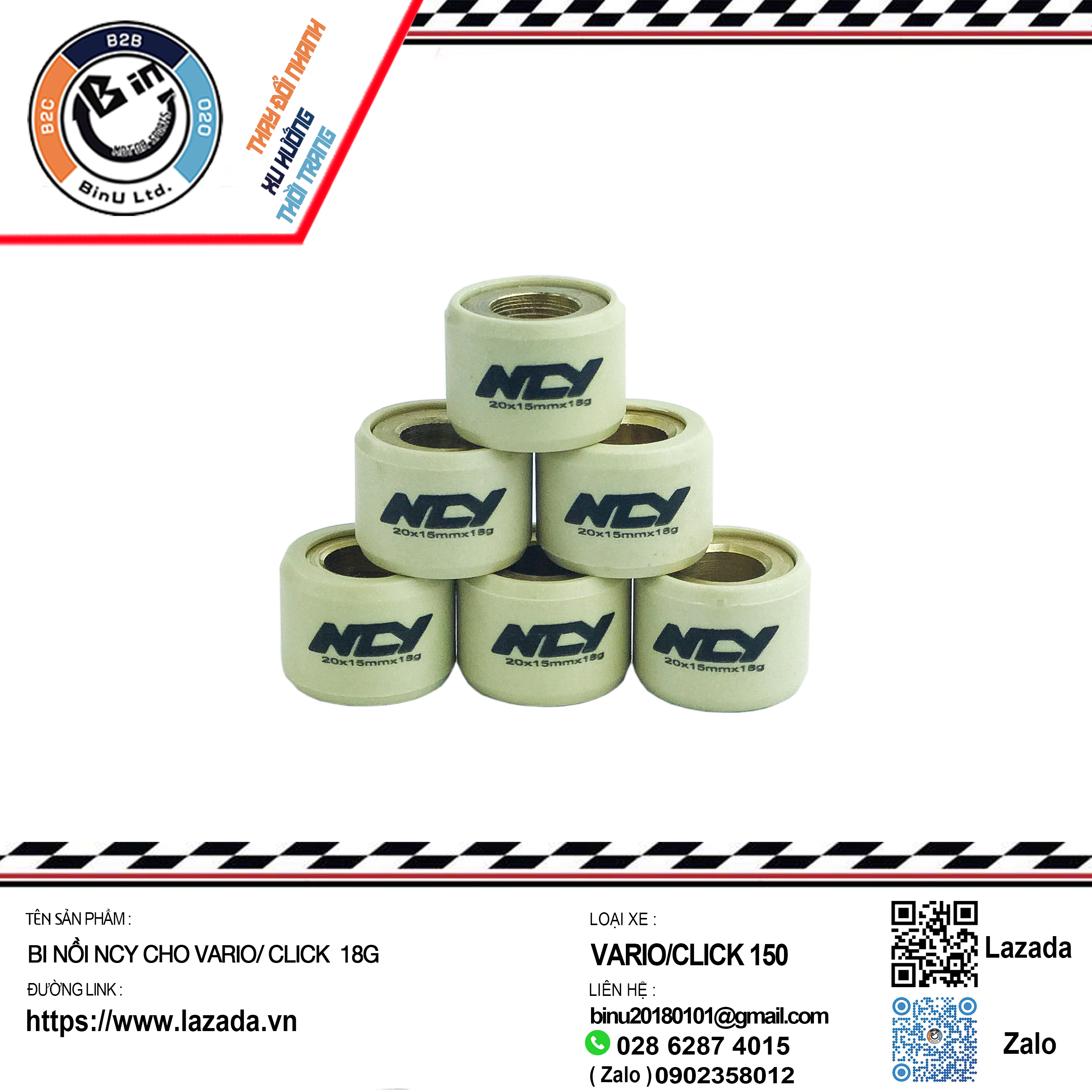 BI NỒI NCY CHO VARIO / CLICK